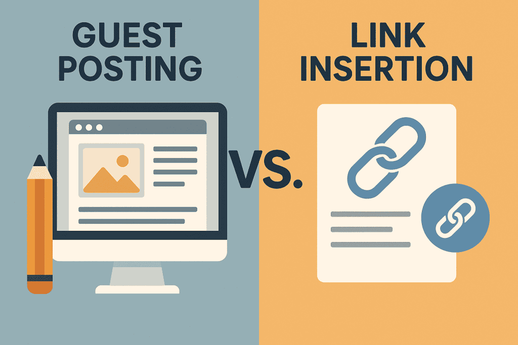 Guest Posting vs Link Insertion